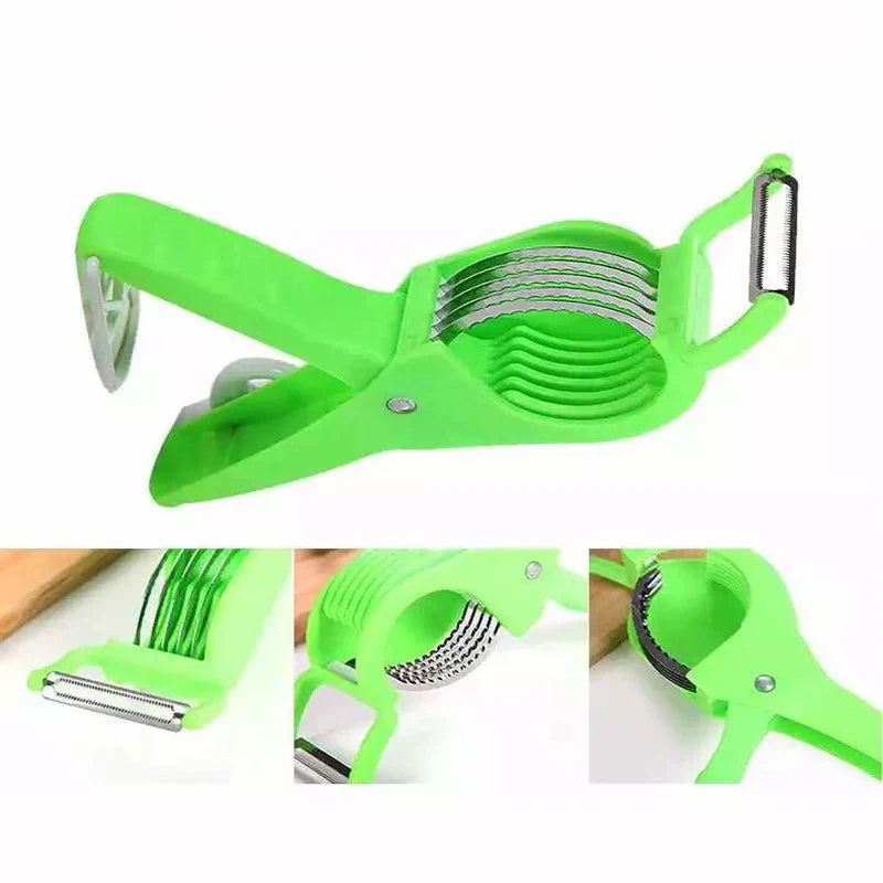 DecorBites™ 2-in-1 Peeler Slicer for Fruits and Vegetables