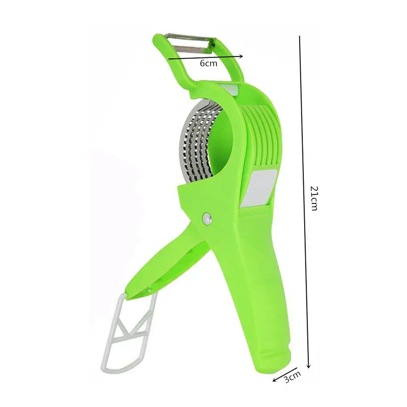 DecorBites™ 2-in-1 Peeler Slicer for Fruits and Vegetables