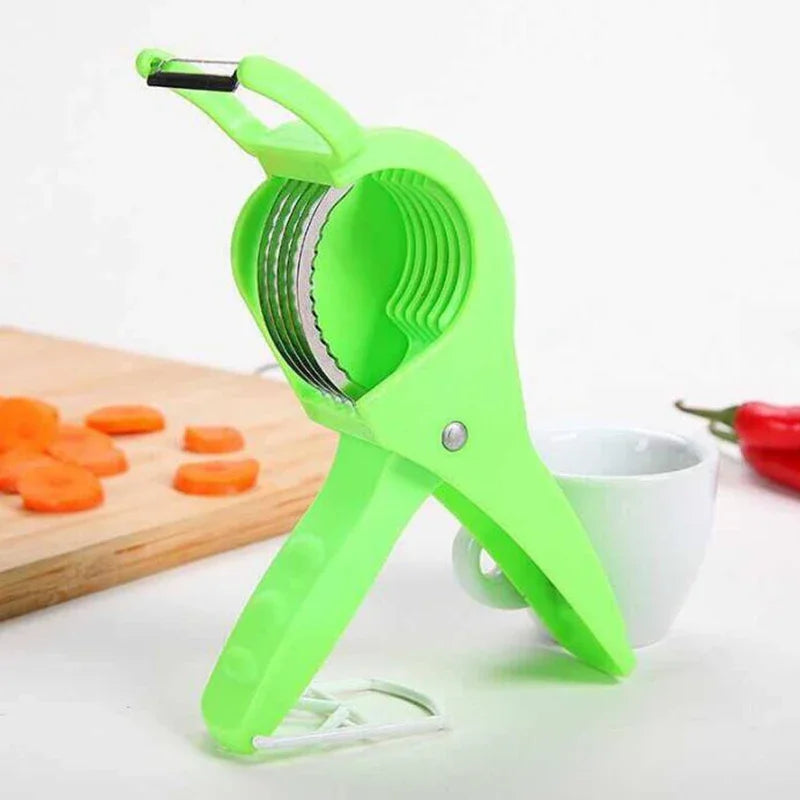 DecorBites™ 2-in-1 Peeler Slicer for Fruits and Vegetables