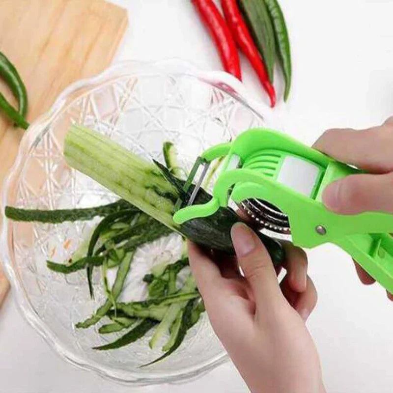 DecorBites™ 2-in-1 Peeler Slicer for Fruits and Vegetables